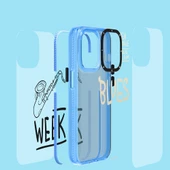 Youngkit Apple iPhone 13 Kılıf Şeffaf Renkli Yazı Temalı Tasarım YoungKit Jazz Serisi Kapak - 4