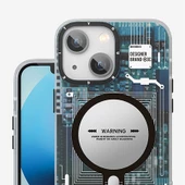 Youngkit Apple iPhone 13 Kılıf Magsafe Şarj Özellikli YoungKit Technology Serisi Kapak thumbnail 3