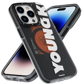 Youngkit Apple iPhone 13 Pro Kılıf Magsafe Şarj Özellikli Youngkit Binfen Serisi Yazı Temalı Kapak thumbnail 8