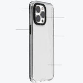 Youngkit Apple iPhone 15 Pro Kılıf Pürüzsüz Düz Arka Yüzey YoungKit Crystal Color Serisi Kapak - 6