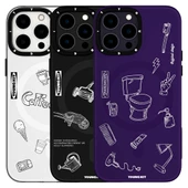 Youngkit Apple iPhone 14 Pro Max Kılıf Magsafe Şarj Özellikli Desenli Youngkit Plaything Serisi Kapak thumbnail 9