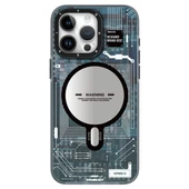 Youngkit Apple iPhone 15 Pro Kılıf Magsafe Şarj Özellikli YoungKit Technology Serisi Kapak - 10