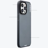 Youngkit Apple iPhone 15 Pro Max Kılıf Buzlu Mat Tasarım Youngkit Colored Sand Serisi Kapak thumbnail 8