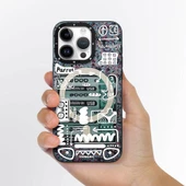 Youngkit Apple iPhone 15 Pro Kılıf Magsafe Şarj Özellikli Youngkit Dark Matter Serisi Kapak thumbnail 4