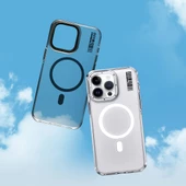 Youngkit Apple iPhone 15 Kılıf Magsafe Şarj Özellikli Şeffaf Youngkit Crystal Shield Serisi Kapak thumbnail 2