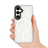 Youngkit Galaxy S24 Kılıf Magsafe Şarj Özellikli Youngkit Hidden Sand Serisi Kapak thumbnail 7