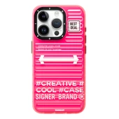 Youngkit Apple iPhone 15 Pro Kılıf YoungKit Luggage FireFly Serisi Kapak - 6