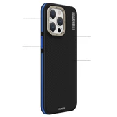 Youngkit Apple iPhone 15 Pro Kılıf Magsafe Şarj Özellikli YoungKit 600D Kevlar Kapak thumbnail 6