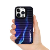 Youngkit Apple iPhone 15 Pro Kılıf Kuzey Işıkları Desenli Youngkit Aurora Serisi Kapak - 8