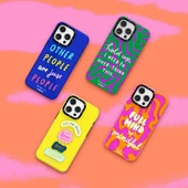 Youngkit Apple iPhone 15 Pro Kılıf Yazı Desenli Youngkit Mindfulness Serisi Kapak - 9