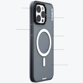 Youngkit Apple iPhone 15 Plus Kılıf Magsafe Şarj Özellikli Youngkit Colored Sand Serisi Kapak thumbnail 3