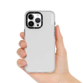 Youngkit Apple iPhone 15 Pro Kılıf Pürüzsüz Düz Arka Yüzey YoungKit Crystal Color Serisi Kapak - 7