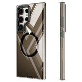 Youngkit Galaxy S24 Ultra Kılıf Magsafe Şarj Özellikli Sararmaya Karşı Dayanıklı Youngkit Clear Crystal Serisi Kapak thumbnail 10