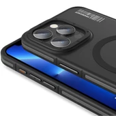 Youngkit Apple iPhone 13 Pro Max Kılıf Magsafe Şarj Özellikli Youngkit Rock Sand Serisi Kapak thumbnail 5