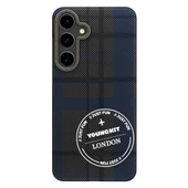 Youngkit Galaxy S24 Kılıf Ekose Desenli Youngkit Gezhi Serisi Kapak - 8