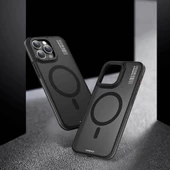 Youngkit Apple iPhone 13 Pro Max Kılıf Magsafe Şarj Özellikli Youngkit Rock Sand Serisi Kapak thumbnail 2