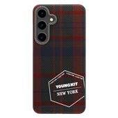 Youngkit Galaxy S24 Kılıf Ekose Desenli Youngkit Gezhi Serisi Kapak - 2