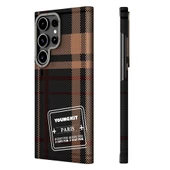 Youngkit Galaxy S24 Ultra Kılıf Ekose Desenli Youngkit Gezhi Serisi Kapak - 12