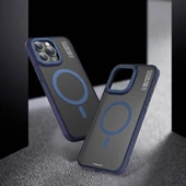 Youngkit Apple iPhone 13 Pro Max Kılıf Magsafe Şarj Özellikli Youngkit Rock Sand Serisi Kapak thumbnail 3