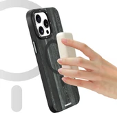 Youngkit Apple iPhone 14 Pro Max Kılıf Magsafe Şarj Özellikli Sararmaya Dayanıklı Youngkit Wood Forest Serisi Kapak thumbnail 12