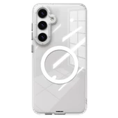 Youngkit Galaxy S24 Kılıf Magsafe Şarj Özellikli Sararmaya Karşı Dayanıklı Youngkit Clear Crystal Serisi Kapak thumbnail 1