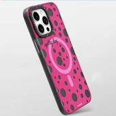 Youngkit Apple iPhone 15 Pro Kılıf Magsafe Şarj Özellikli Polka Dot Desenli Youngkit Spots Serisi Kapak thumbnail 5