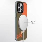Youngkit Apple iPhone 13 Pro Max Kılıf Magsafe Şarj Özellikli Youngkit Orange Serisi Flying Balloon Kapak thumbnail 3