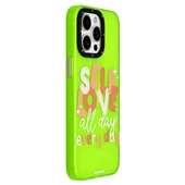 Youngkit Apple iPhone 15 Pro Kılıf Bethany Green Tasarımlı Youngkit Sweet Language Kapak - 7