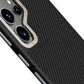 Youngkit Galaxy S24 Ultra Kılıf Magsafe Şarj Özellikli Aramid Fiber Tasarımlı Youngkit 600D Kevlar Serisi Kapak thumbnail 2