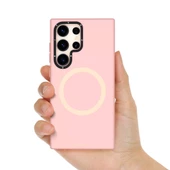 Youngkit Galaxy S24 Ultra Kılıf Magsafe Şarj Özellikli Çizilmeye Ve Aşınmaya Dayanıklı Youngkit Velvet Serisi Kapak thumbnail 8