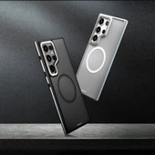 Youngkit Galaxy S24 Ultra Kılıf Magsafe Şarj Özellikli Youngkit Rock Sand Serisi Kapak thumbnail 2