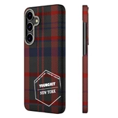 Youngkit Galaxy S24 Kılıf Ekose Desenli Youngkit Gezhi Serisi Kapak - 1