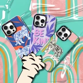 Youngkit Apple iPhone 14 Pro Max Kılıf Tara Reed Tasarımlı Youngkit Tiger Rhyme Kapak thumbnail 4