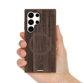 Youngkit Galaxy S24 Ultra Kılıf Magsafe Şarj Özellikli Sararmaya Dayanıklı Youngkit Wood Forest Serisi Kapak thumbnail 4