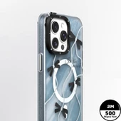 Youngkit Apple iPhone 15 Pro Kılıf Magsafe Şarj Özellikli Airbagli Çift Katmanlı Youngkit Star&Butterfly Serisi Kapak thumbnail 7