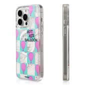 Youngkit Apple iPhone 16 Pro Kılıf Magsafe Şarj Özellikli Parlak Kumlu Sıvılı Youngkit Pink Dream Quicksand Serisi Kapak thumbnail 6