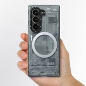 Youngkit Galaxy Z Fold 6 Kılıf Magsafe Şarj Özellikli Youngkit Technology Serisi Kapak thumbnail 6