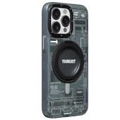 Youngkit Apple iPhone 14 Pro Max Kılıf Magsafe Şarj Özellikli Youngkit 360° Standlı Technology Serisi Kapak thumbnail 6