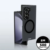 Youngkit Galaxy Z Fold 6 Kılıf Magsafe Şarj Özellikli Youngkit Hidden Sand Serisi Kapak thumbnail 6