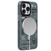 Youngkit Apple iPhone 14 Pro Kılıf Magsafe Şarj Özellikli Youngkit 360° Standlı Technology Serisi Kapak thumbnail 3