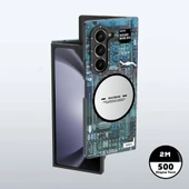 Youngkit Galaxy Z Fold 6 Kılıf Magsafe Şarj Özellikli Youngkit Technology Serisi Kapak thumbnail 5