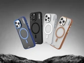 Youngkit Apple iPhone 16 Pro Kılıf Magsafe Şarj Özellikli Youngkit Rock Sand Serisi Kapak thumbnail 2