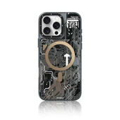 Youngkit Apple iPhone 16 Pro Kılıf Magsafe Şarj Özellikli Youngkit Technology Serisi Kapak - 12