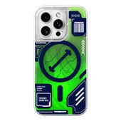 Youngkit Apple iPhone 16 Pro Kılıf Magsafe Şarj Özellikli Parlak Kumlu Sıvılı Tasarımlı Galaxy Fantasy Serisi Kapak thumbnail 5