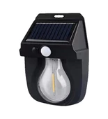 WellHise Solar Enerjili Güneş Enerjili Hareket Sensörlü Şarjlı Led Duvar Apliği Duvar Tipi Led Aplik CL-118 - 1