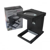 Katlanır Plastık,led Işıklı Test Cıhazı Büyüteç 2.5x90mm - 1