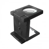 Katlanır Plastık,led Işıklı Test Cıhazı Büyüteç 2.5x90mm - 2