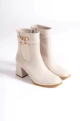 Bej Kadın Kışlık Topuklu Bot thumbnail 1