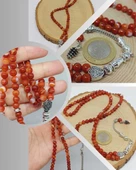 Akik Taşı 99luk Tesbih 6mm (7666) thumbnail 1