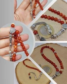 Akik Taşı 33lük Tesbih 6mm (7666) thumbnail 1